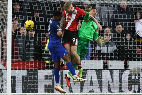 Dramatiškame mače „Sheffield United“ išplėšė tašką prieš „West Ham“