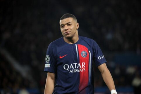 Po K. Mbappe pranešimo – PSG fanų pyktis