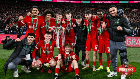 „Carabao Cup“ finalas – keistai prasidėjęs mačas su laiminga pabaigos pradžia „Liverpool“ ekipai