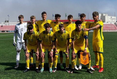 Vaikinų U16 rinktinė sužais dvejas kontrolines rungtynes Prancūzijoje