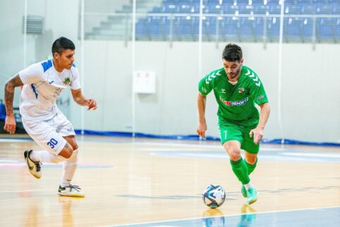 TOPsport futsal A lygos finalai: „Kauno Žalgiris“ ir „Bruklinas“ žengė pirmuosius žingsnius