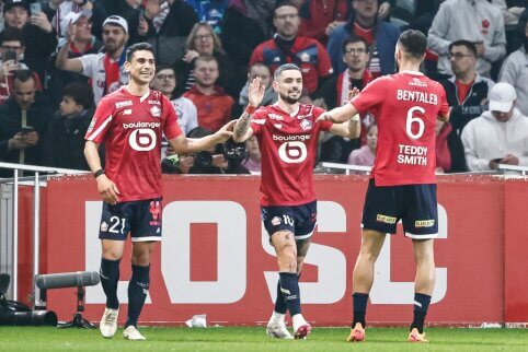 Prancūzijoje „LOSC Lille“ iškovojo pergalę prieš Marselio „Olympique“