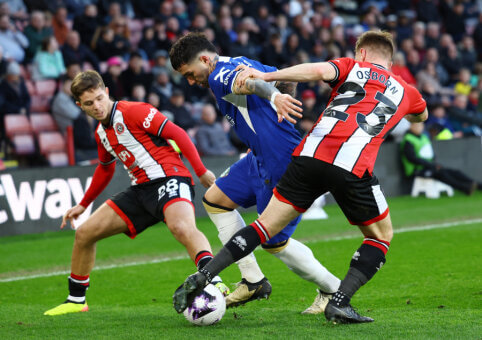 „Sheffield“ mačo pabaigoje atėmė taškus iš „Chelsea“