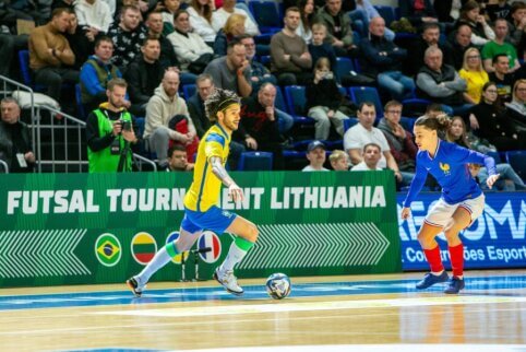 Futsal turnyre Jonavoje – prancūzų pergalė prieš Braziliją