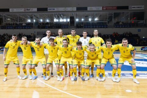 Lietuvos futsal rinktinė neprilygo antrą pergalę iškovojusiems prancūzams