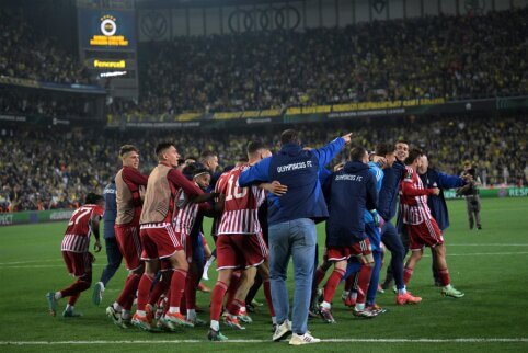 „Olympiacos“ iškovojo kelialapį į Konferencijų lygos pusfinalį