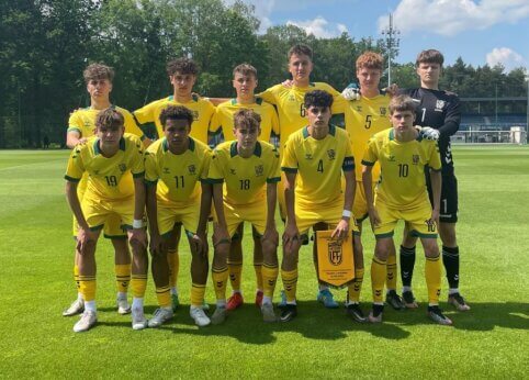 Vaikinų U16 rinktinė sužais dvejas kontrolines rungtynes Latvijoje