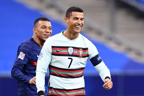 C. Ronaldo sureagavo į K. Mbappe perėjimą į „Real“