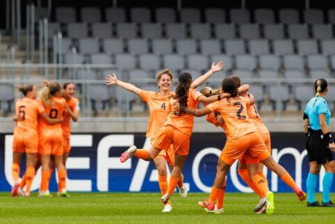 Kaune – finalinės Europos merginų U19 čempionato rungtynės tarp Ispanijos ir Nyderlandų