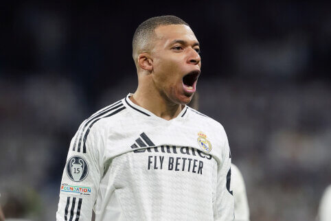 Ispanų spauda nusivylė „Arsenal“ siaubu turėjusiu tapti K. Mbappe