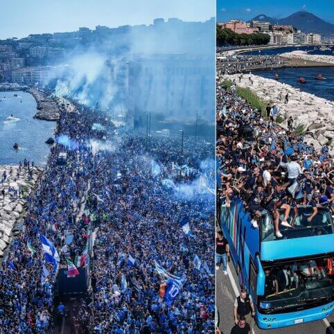 „Napoli“ sirgalių jūra