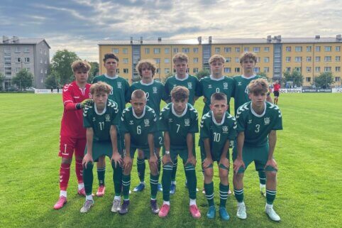 Vaikinų U14 rinktinė laimėjo pirmąjį susitikimą Taline