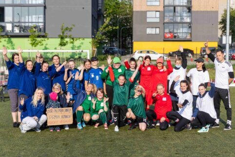 Tarptautinė žaidimų diena paminėta Kaune futbolo aikštelėje