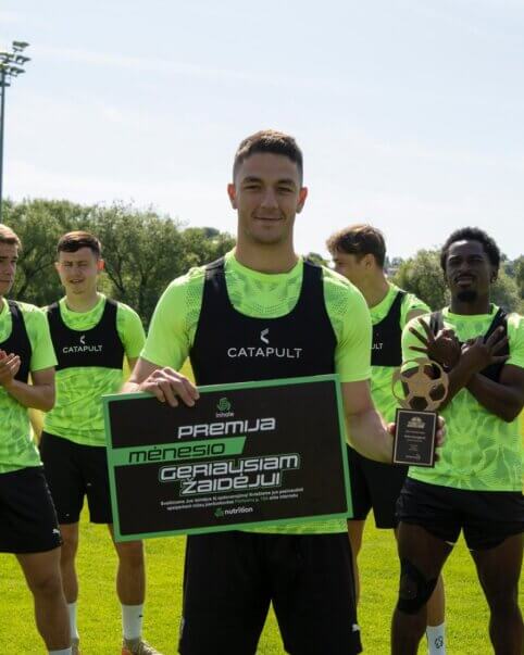 Gegužę TOPsport A lygoje – „Kauno Žalgirio“ atstovų dominavimas