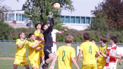 U17 vaikinų rinktinė stos į kovą Baltijos taurės turnyre Estijoje