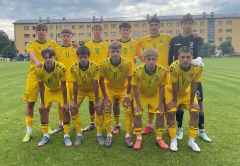 U17 rinktinė Baltijos taurės turnyrą Estijoje pradėjo nugalėdama šeimininkus