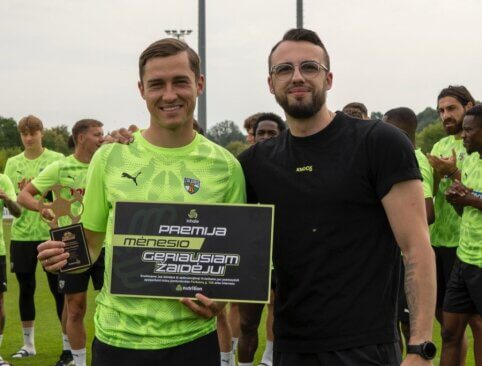 Tarp geriausiųjų TOPsport A lygoje birželį – žalgiriečiai bei dainavietis