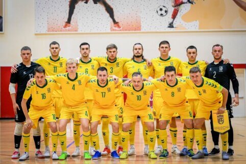 Lietuviai antrąkart nugalėjo JAE futsal rinktinę