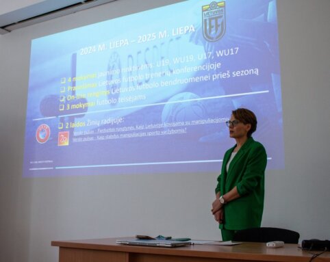 Lietuvos klubų atstovai dalyvavo seminare apie manipuliacijų futbole prevenciją