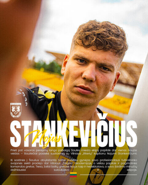 N. Stankevičius iš Vilniaus „Riterių” keliasi į Šiaulius