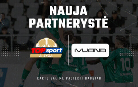 A lygos rėmėjų gretose – naujas partneris
