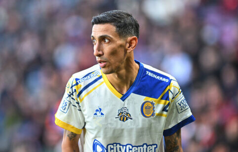 A. Di Maria jau spėjo pasižymėti įdomiu epizodu Argentinos pirmenybėse