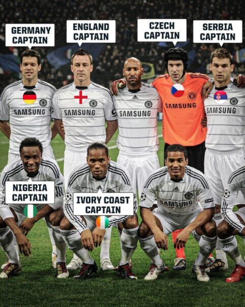 Rinktinių kapitonų gausa pasižymėjusi „Chelsea“ ekipa
