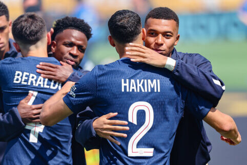 K. Mbappe: Hakimi elgiasi padoriai net kai išgeria alkoholio