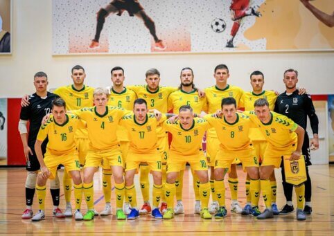 Pasirengimą tęsianti vyrų futsal rinktinė sužais dvejas kontrolines rungtynes Lenkijoje