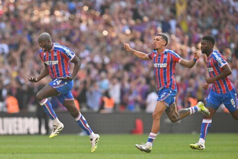 „Community Shield“: „Crystal Palace“ po baudinių serijos eliminavo „Liverpool“ klubą