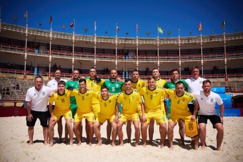 Paplūdimio futbolo rinktinė sužinojo varžovus Europos čempionato A diviziono link