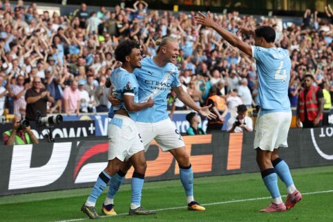 „Man City“ sezono starte sutriuškino „Wolves“ ekipą