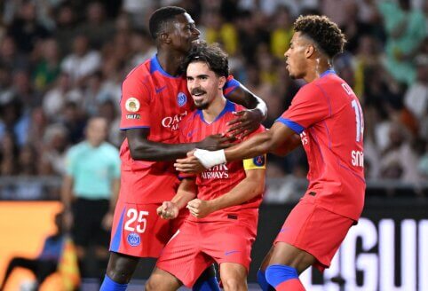 PSG vos įveikė „Nantes“