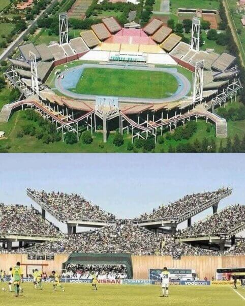 Originalus stadionas Afrikoje