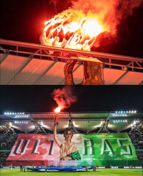 Varšuvos „Legia“ fanų išradingumas