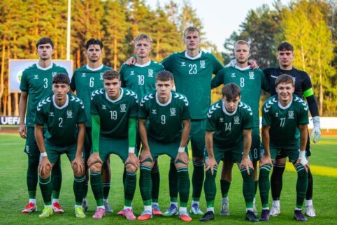 U21 rinktinė dramatiškai išplėšė pirmąjį tašką Europos čempionato atrankoje