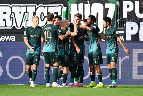 „Werder“ svečiuose sutrypė Menchengladbacho „Borussia“ ekipą