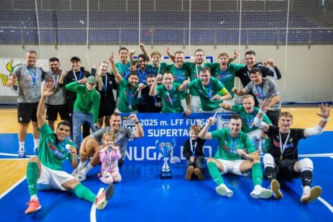 LFF futsal supertaurę iškovojo „Kauno Žalgirio futbolininkai“