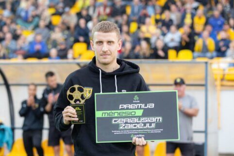A lygoje įvertintas E. Jankausko rezultatyvumas