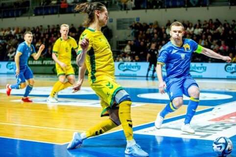 Futsal rinktinė Jonavoje dukart sužais su Ukrainos komanda