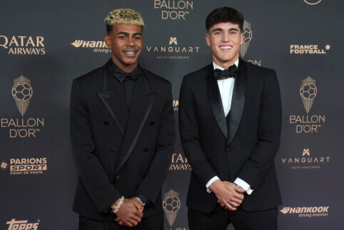 „Ballon d'Or“ apdovanojimuose L. Yamalis iškovojo geriausio jaunojo žaidėjo titulą