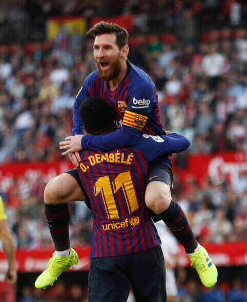 L. Messi žinutė O. Dembele: „Tu visiškai to nusipelnei“