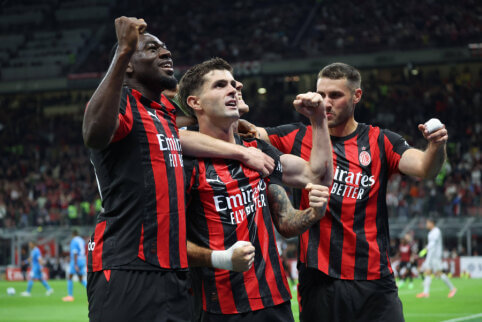 Italijos grandų mūšyje – „AC Milan“ pergalė prieš „Napoli“