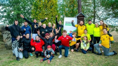 Rašytojo Prano Mašioto gimtinėje įvyko šeimų futbolo šventės trečias etapas