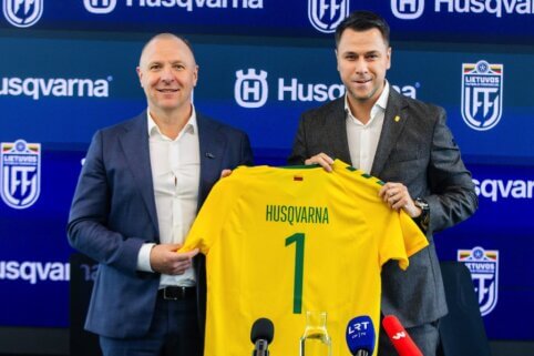 Lietuvos futbolo federacija pristatė naują partnerį
