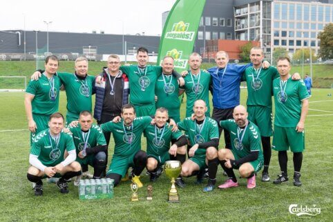 „Carlsberg Nealkoholinis“ Lietuvos veteranų (40+) pirmenybėse triumfavo „Virpstas“