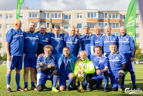 „Carlsberg Nealkoholinis“ Lietuvos senjorų (60+) pirmenybių nugalėtojais tapo uteniškiai