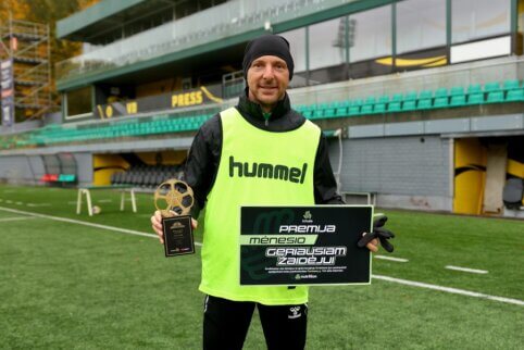 Už produktyvų rugsėjo mėnesį A lygoje – įvertinimai „Žalgiriui“