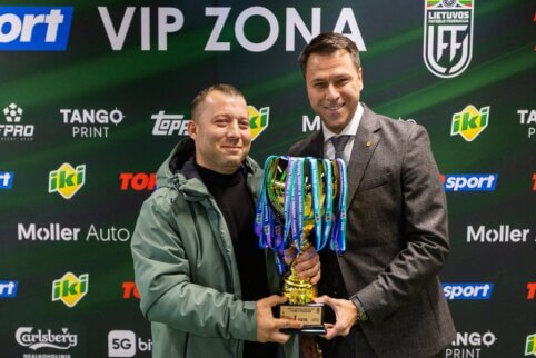 Apdovanoti Lietuvos veteranų (35+) pirmenybių nugalėtojai ir prizininkai