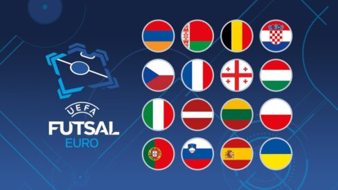 Burtų belaukiant: susipažinkite su UEFA Europos futsal čempionato dalyviais